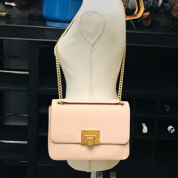 Michael Kors Tina MD Shoulder Flap Bag Wallet Set - Picture 7 of 8